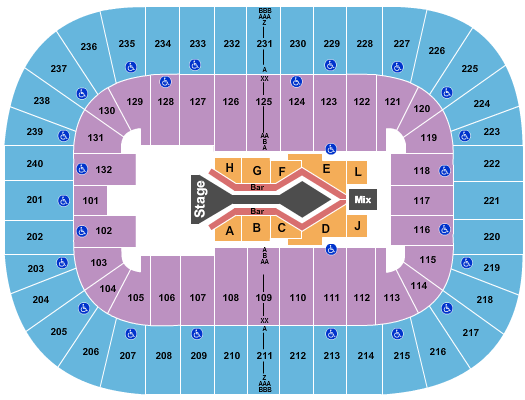 Greensboro Coliseum Blake Shelton Seating Chart